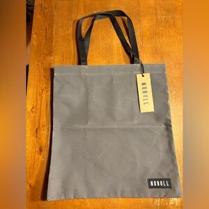 NWT NOBULL Charcoal Canvas Tote Bag